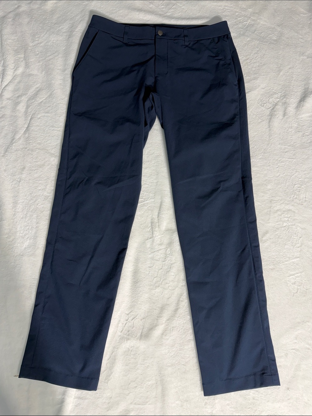 Lululemon Navy Straight-Leg Pants (ABC?)